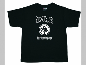 D.R.I.  Dirty Rotten Imbeciles  čierne detské tričko 100%bavlna Fruit of The Loom 